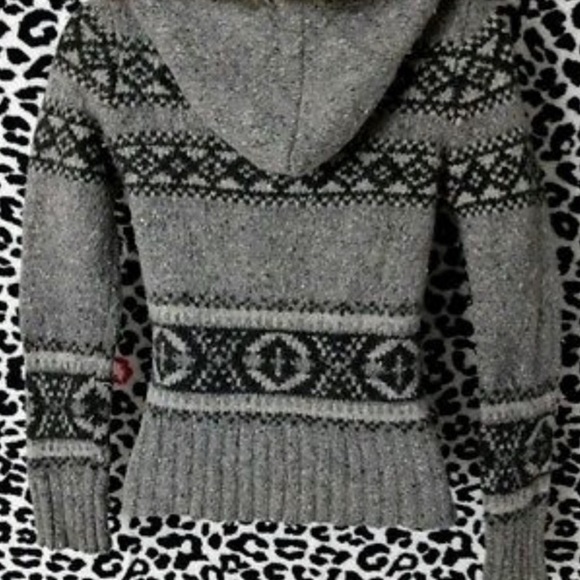 Heritage juniors  faux fur hooded cardigan xs - Picture 3 of 6